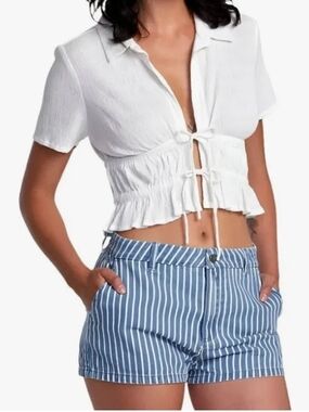 RVCA Women's Harper Top whisper white